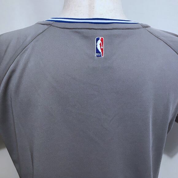 Adidas NWOT NBA Heather Grey, White and Blue Jersey Women XL - Picture 11 of 14